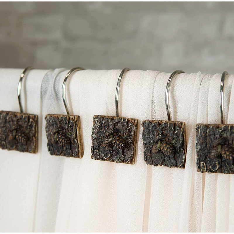 Crochets de rideau de douche Aslin