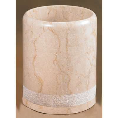 Stone Open Waste Basket - 0.5 Gallons