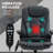 HOMCOM High-Back Vibration Massage Chair, Heating Office Chair, Black-536780989