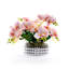 Pink Faux Orchids Center Piece Arrangement