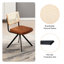 Fauteuil de travail pivotant moderne Markwart-1475296402