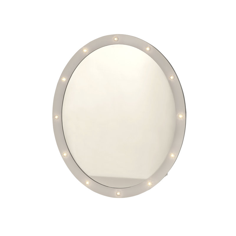 Cowart Wood Flat Wall Mirror