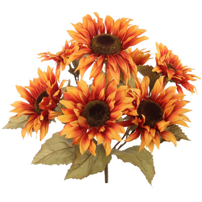 Soie tournesol buisson 7 fleurs