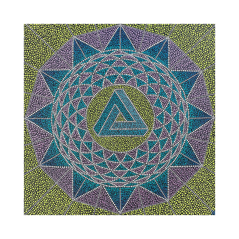 Eternity Geometric Mandala by Nadya Al-Haroun - Wrapped Canvas Gallery-Wrapped Canvas Giclée, 30.48 cm H x 30.48 cm W