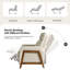 Fauteuil inclinable électrique en cuir véritable 29 "Elias avec ports USB et Type-C-108646804