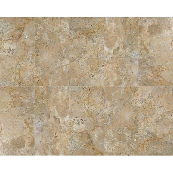 12"×24" Polished Natural Marble Tiles For Floor And Wal, 1 Box 4 PCS