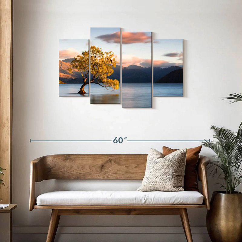 Paysage du lac Alvord Wanaka, H 27 po x l 43 po