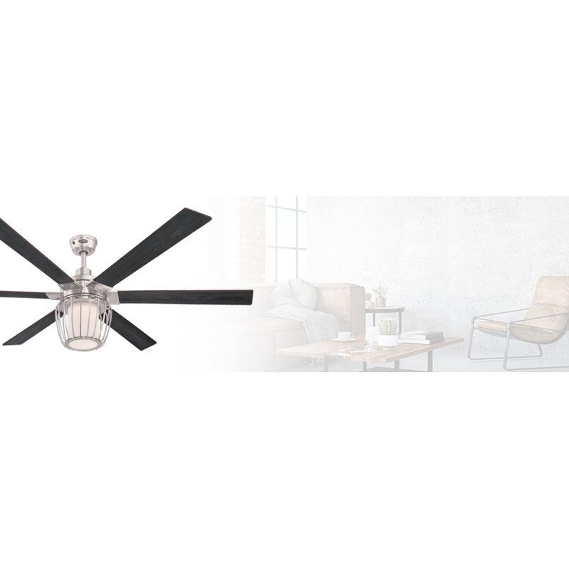 Westinghouse Willa Indoor Ceiling Fan With Light And Remote, 60 Inch