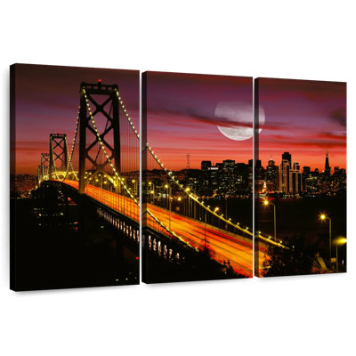 Lilie Moonlit San Francisco Bay Bridge