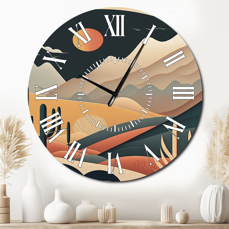 Pleine lune sur l'horloge murale, Surdimensionné