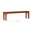 Desousa Solid Wood Bench-1190911412