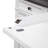 Yazmin L-Shaped Writing Desk w/ 2 Outlets & USB Ports