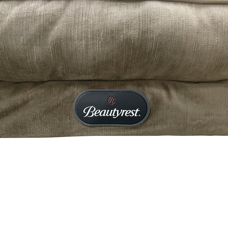 Lit pour animal de compagnie Beautyrest, Moyen (l 32 po x P 27,5 po x H 11 po), Tanné