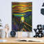 Red Barrel Studio® «Scream 2» par Howie Green, art mural en métal-1874502512