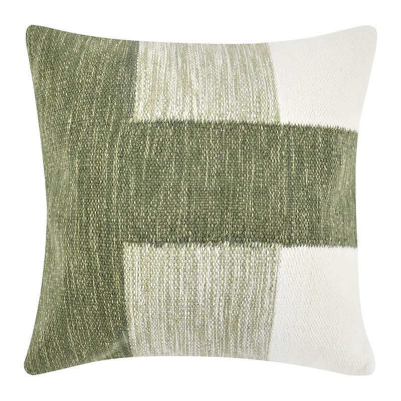 Geometric Throw Pillow Cover & Insert, Terracotta, 22"H x 22"W, Square