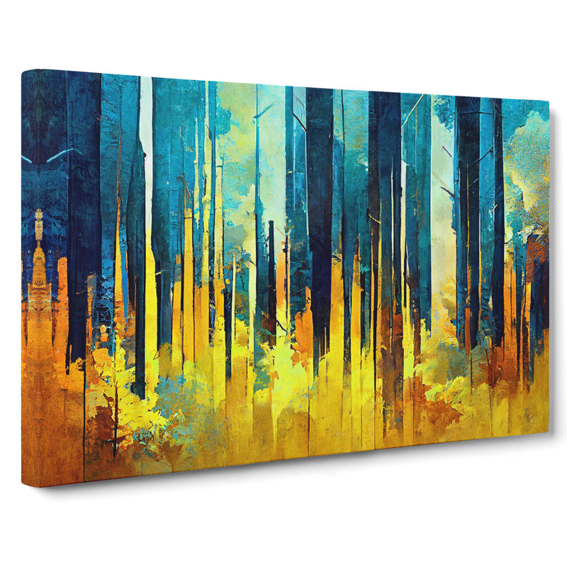 Special Abstract Forest Vol.4 - Wrapped Canvas, 40cm H x 60cm W x 3cm D