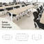Table de formation rectangulaire modulaire Bush Business Furniture Synergy-119120735-119120727