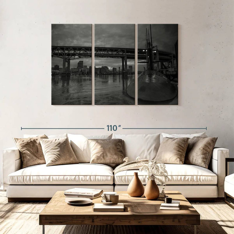 Mait Submarine, 48" H x 74" W
