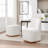 Markwart Upholstered Caster Dining Chair-2072585606