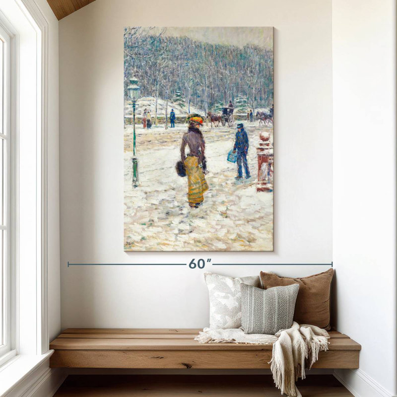 Aime New York Street 1902, H 51 po x l 34 po