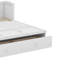 Grand lit escamotable avec port USB et tiroir