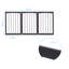 Maone Wood Free Standing Pet Gate