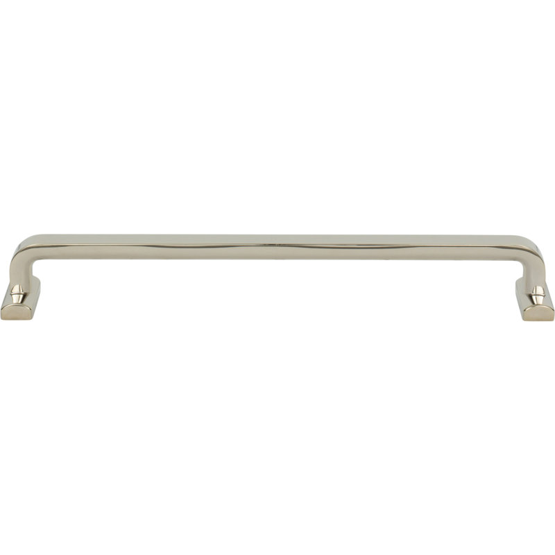 Harrison Bar Pull, Polished Nickel, 8 13/16" Center to Center