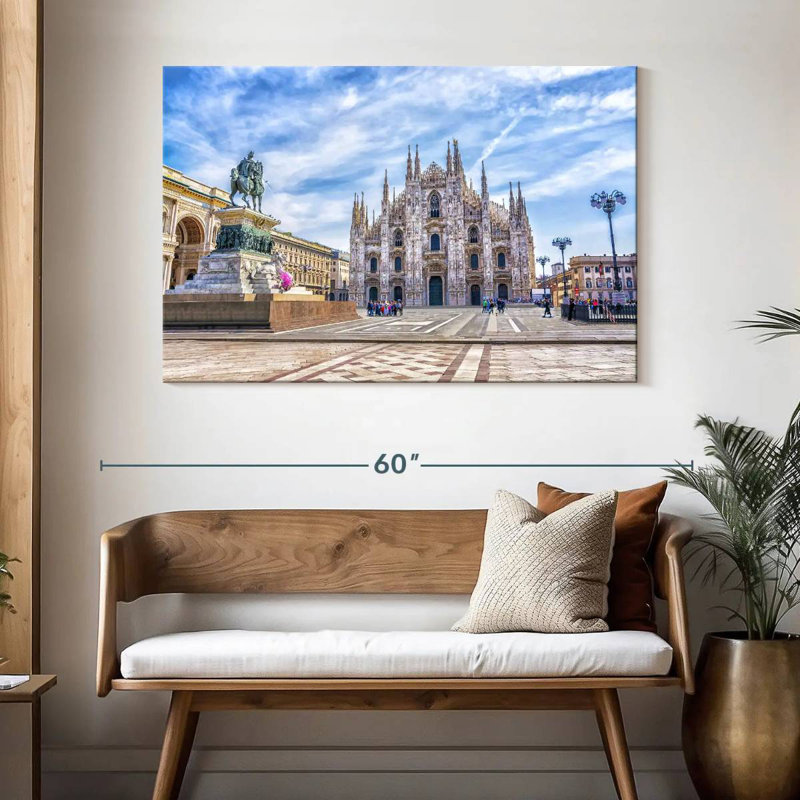 Nicci, la cathédrale de Milan, H 32 po x l 48 po
