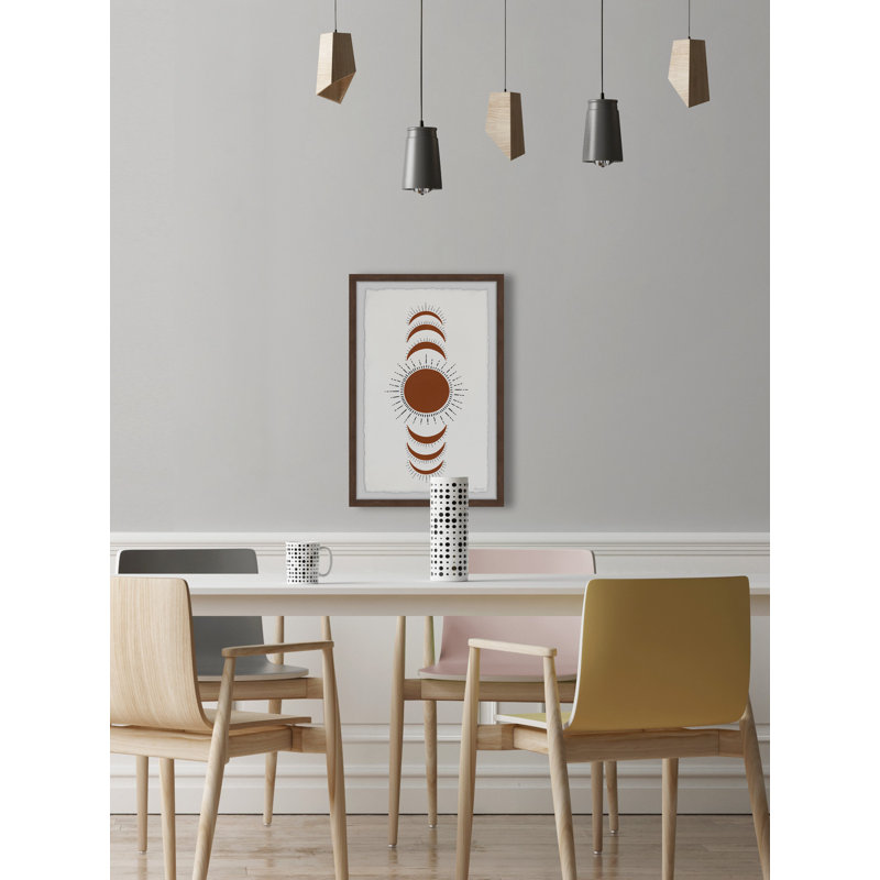 Moon Alignment - Single Picture Frame Painting, 30cm H x 20cm W x 3.81cm D