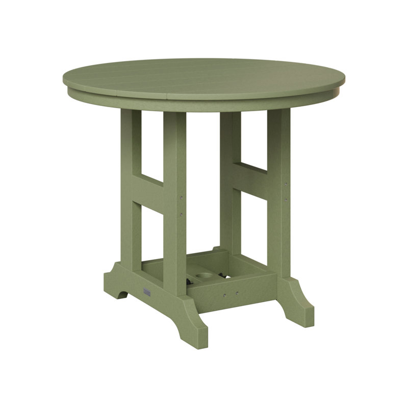Table de salle à manger ronde de 38 po Berlin Gardens Garden Classic, H 30,87 po x l 38 po x P 38 po, Sauge