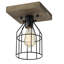 Plafonnier encastré 1 lampe de style lustre 7 po Twain