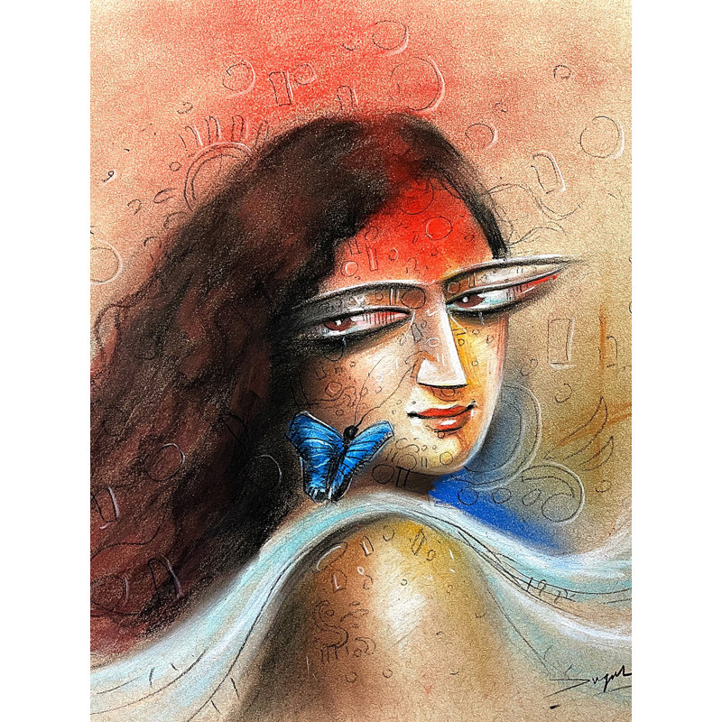 Yeux exaltants | Pastel doux | Œuvre d'art par Jugal Sarkar
