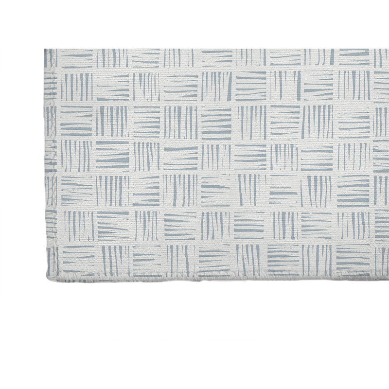 Lash Locked Kids Play Mat, Slate Blue/Blue, Rectangle 60" x 84"