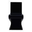 Fauteuil Z Iris en noir