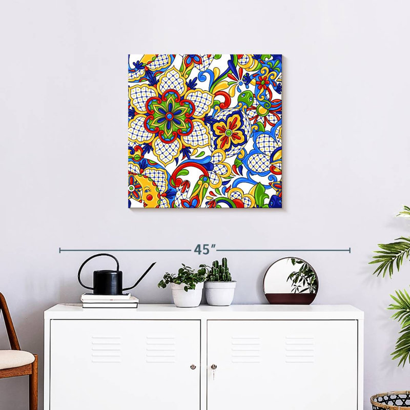 Fleurs de Kerner Talavera audacieuses Kerner, H 24 po x l 24 po
