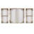 Triptych 3-Piece Textured Canvas Wall Art Set