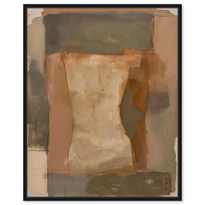 Baked Earth Canvas Modern Boho by Art Remedy
