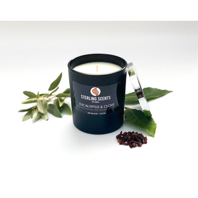 Glass Jar Candle with Holder