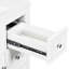 Base de meuble-lavabo 36 po blanc seulement. 6 tiroirs et 1 armoire. Moderne. Bois massif et surface peinte. Autoportant. Base requise. Tiroirs de porte. Finition à l'eau. Réglable-120674868