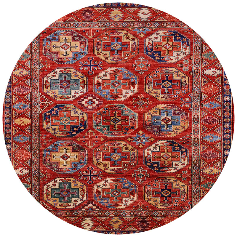 Oriental Indoor Rug, Round 6'