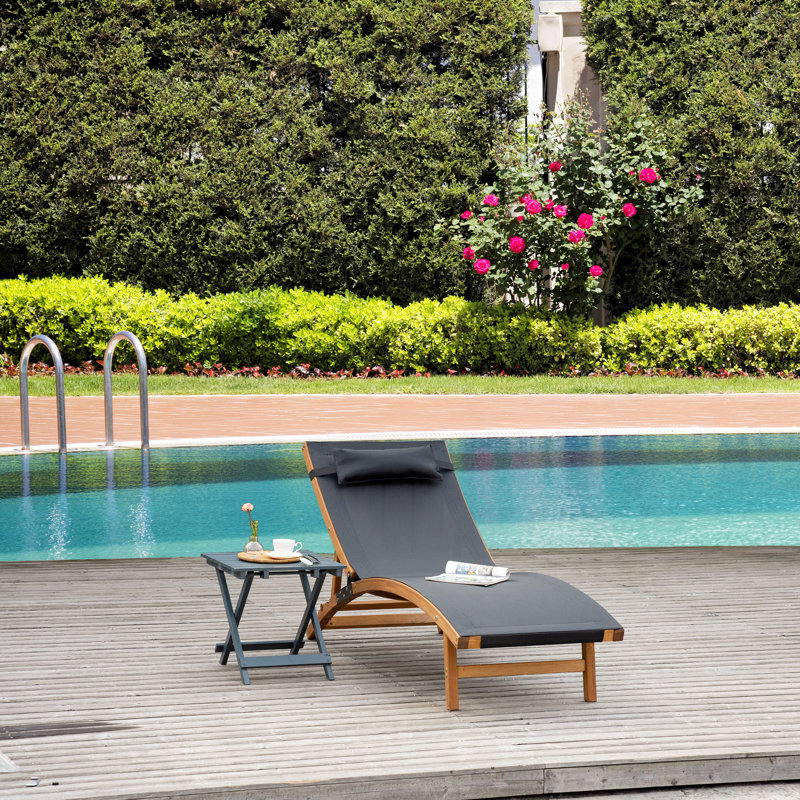 Finsbury 182cm Long Reclining Pine Single Chaise
