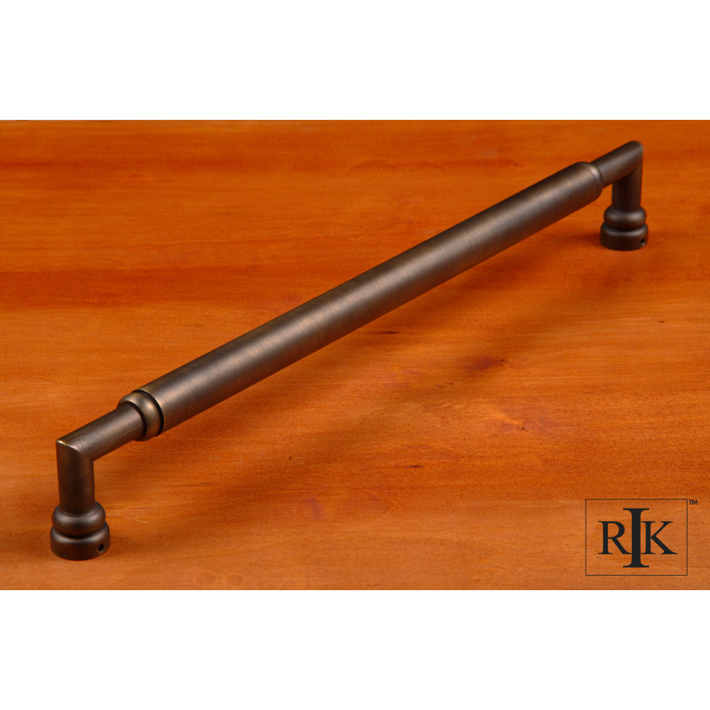Cylinder 18" Center to Center Appliance Pull, Antique English
