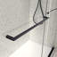 Porte de douche coulissante double sans cadre