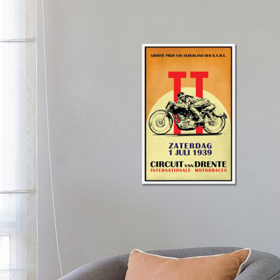Circuit Van Drente TT 1939 by Mark Rogan - Print on Canvas