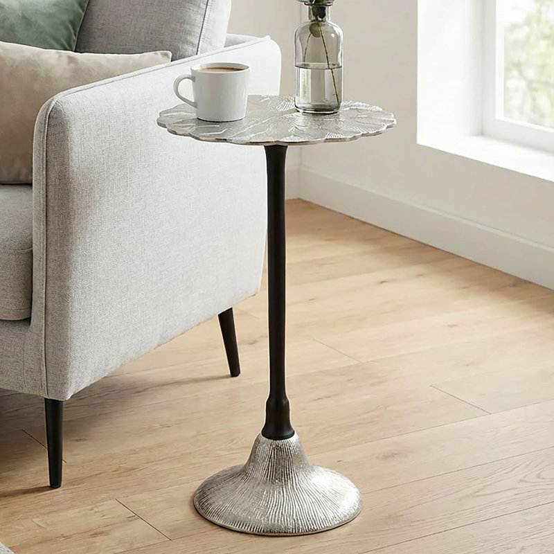 Pedestal End Table