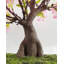 60cm Faux Cherry Blossom Plant in Pot Liner