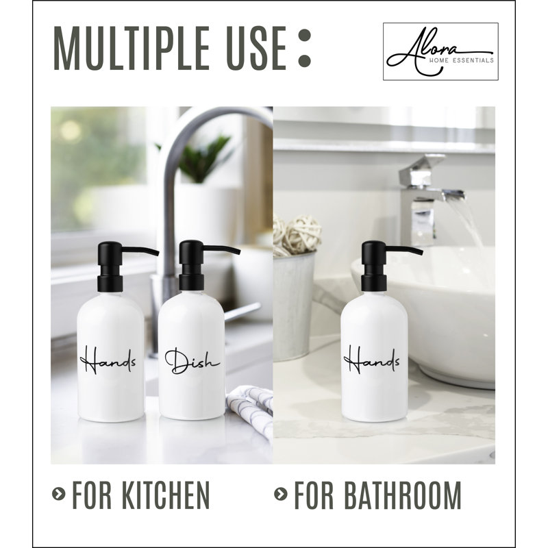 Distributeur de savon à mains et à vaisselle Alora Home