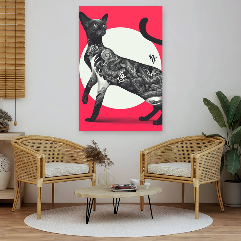 Reproduction d'art mural japonais, 60" H x 40" W