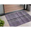 Tapis intérieur lavable antidérapant 3 pi x 5 pi mauve