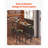 Sleek Modern Pub Table with Adjustable Stability and Footrest